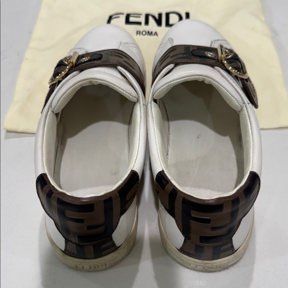 Fendi FF Logo Buckle Women's Sneakers - Picture 3 of 8